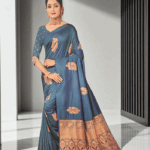 Teal Soft Silk Saree