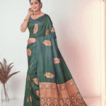 Sea Green Soft Silk Saree