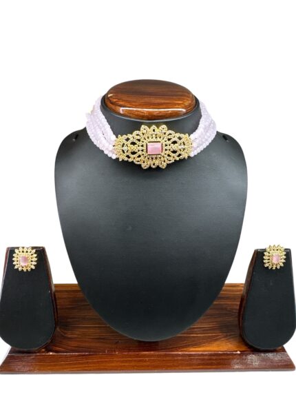 Baby Pink Necklace Set