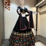 Black Navratri Lahenga