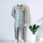 Baby Blue Boy's Kafni Suit