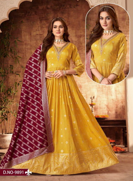 Mustard Gown
