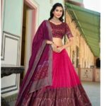Pink chaniya choli