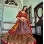 Mauve chaniya choli