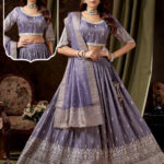 Lavender Lahenga Choli