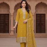 Mustard Salwar Kameez