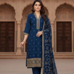 Peacock Blue Salwar Kameez