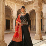 Black Short Plazo Suit