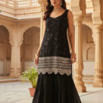 Black Short Plazo Suit