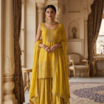 Yellow Short Plazo Suit