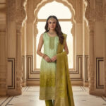 Olive Green Salwar Kameez