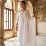 White Salwar Kameez