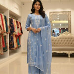 Light Blue Long Plazo