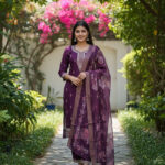 Purple Salwar Kameez