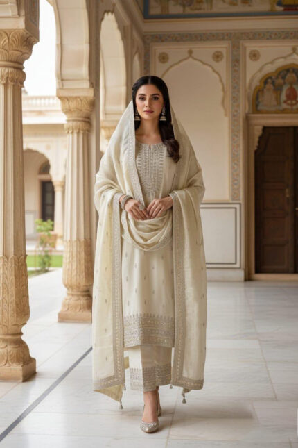 Champagne Gold Salwar Kameez