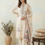Beige Salwar kameez
