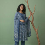 Blue Fancy Churidar