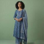 Blue Fancy Churidar
