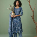 Blue Fancy Churidar