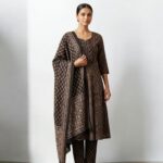 Dark Brown Fancy Churidar