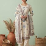 Beige Salwar kameez