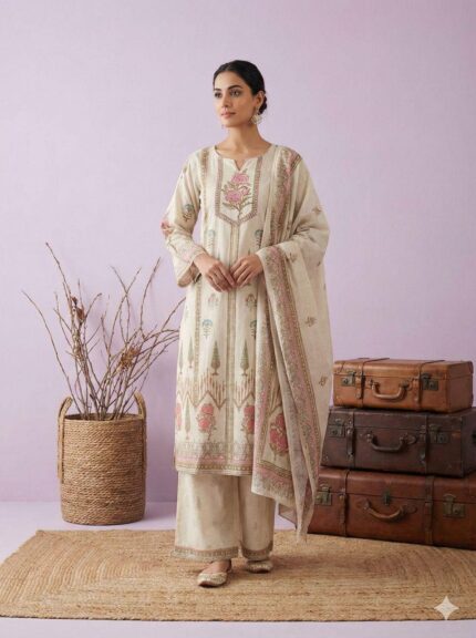 Beige Salwar kameez