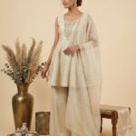 Beige Fancy Plazo