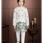 White boys Kurta Suit