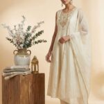 Beige Fancy Churidar