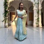 Light Blue Lehenga - Image 2