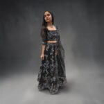 Black sequence lehenga - Image 3