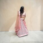 Peach Pink Lehenga - Image 3