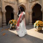Cream Lehenga - Image 2