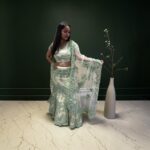Light Dark Green Lehenga - Image 2