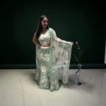 Light Dark Green Lehenga