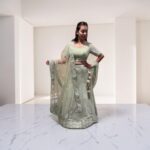 Light Green Lehenga - Image 3