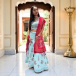 Sea Blue Lehenga