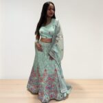 Light Green Lehenga - Image 2