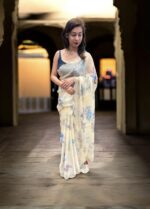 Soft Organza Saree - Image 2