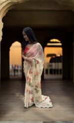 Soft Organza Saree - Image 7