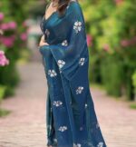 Soft Organza Saree - Image 5
