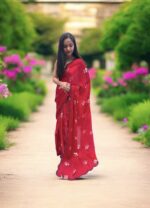 Soft Organza Saree - Image 8