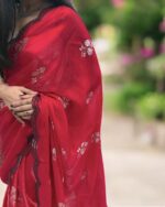 Soft Organza Saree - Image 7