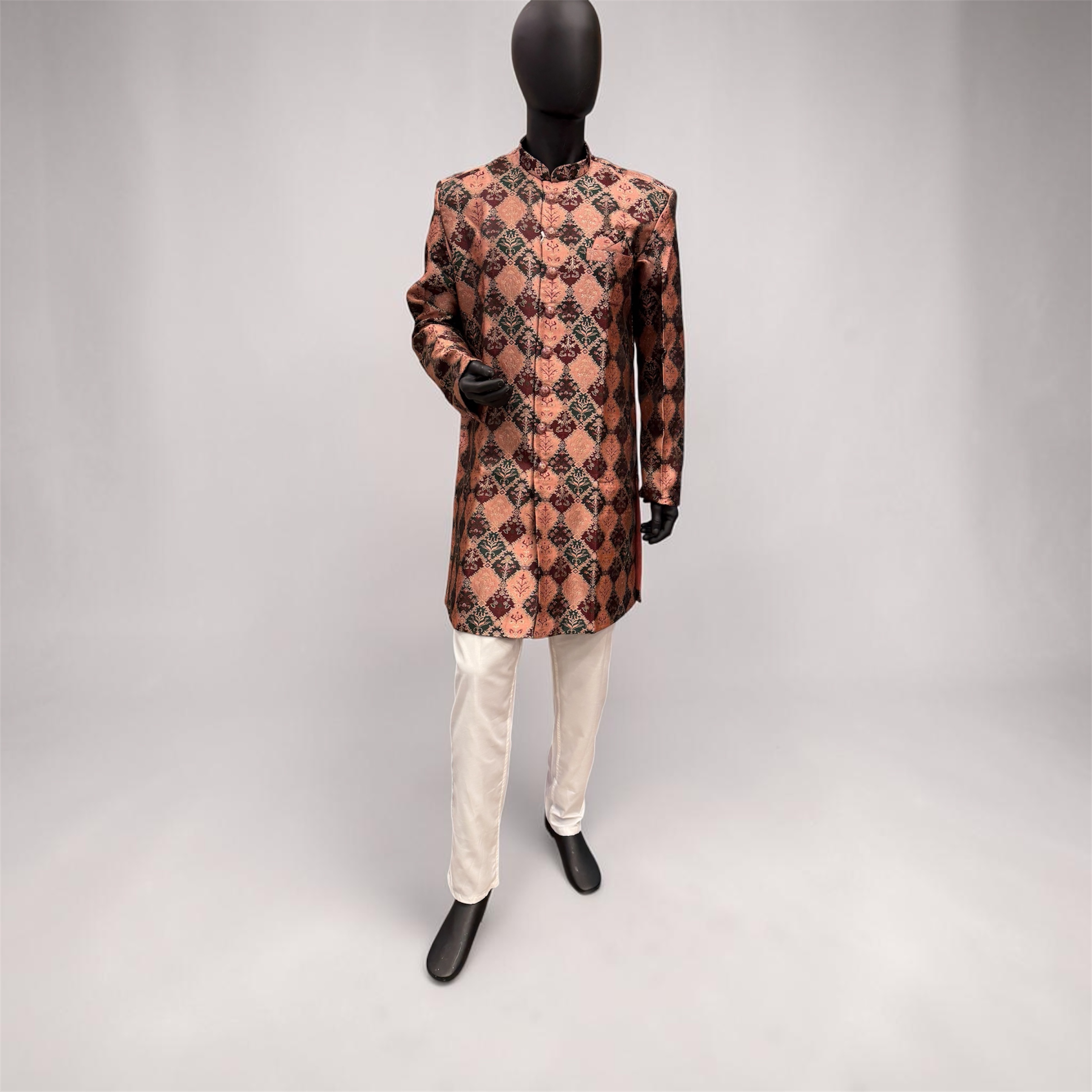 81359-1 Men's Indo-Western Kurta Suit - Image 1