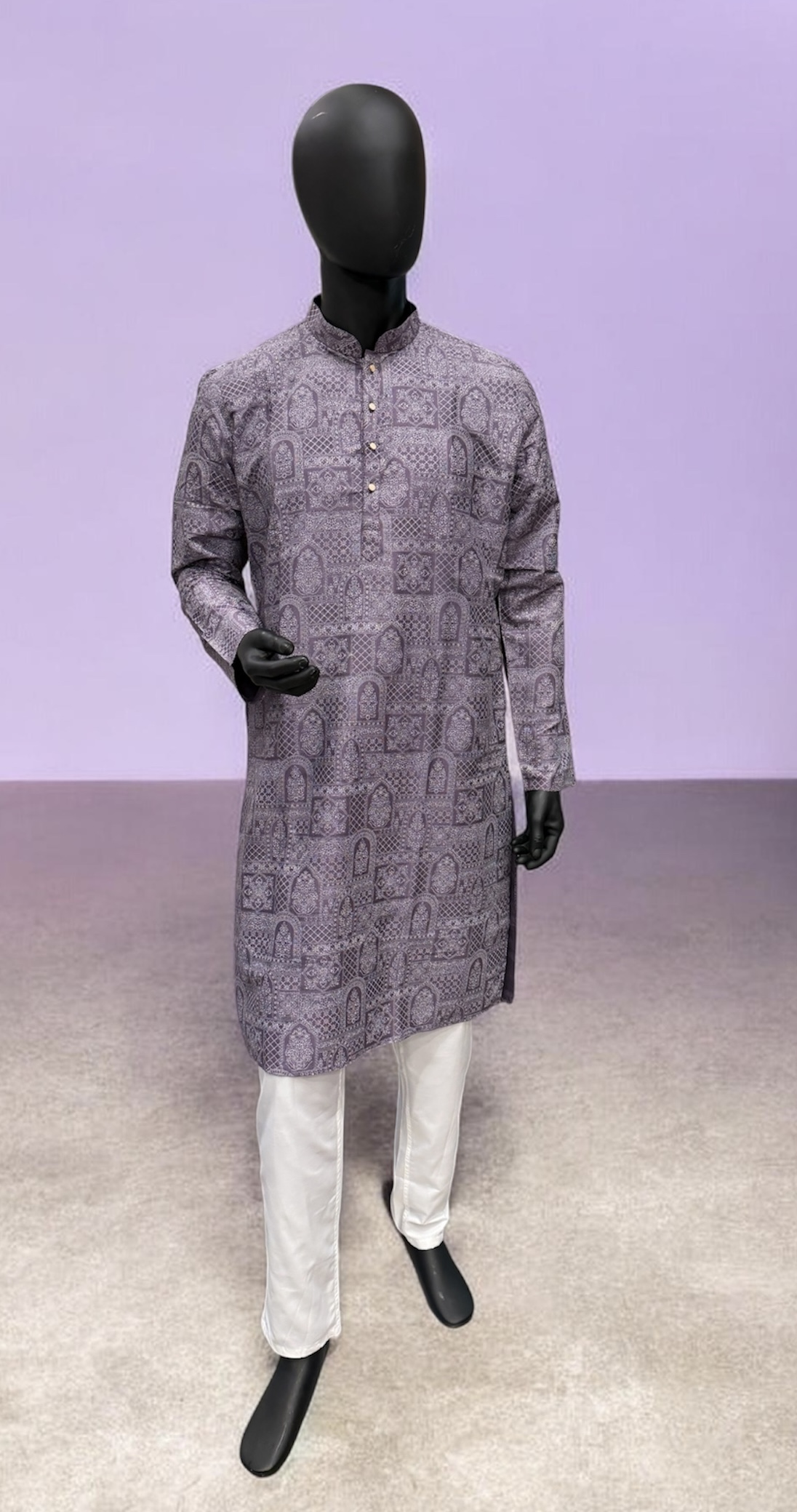 81406-1 Men's Kurta Pyjama - Image 1