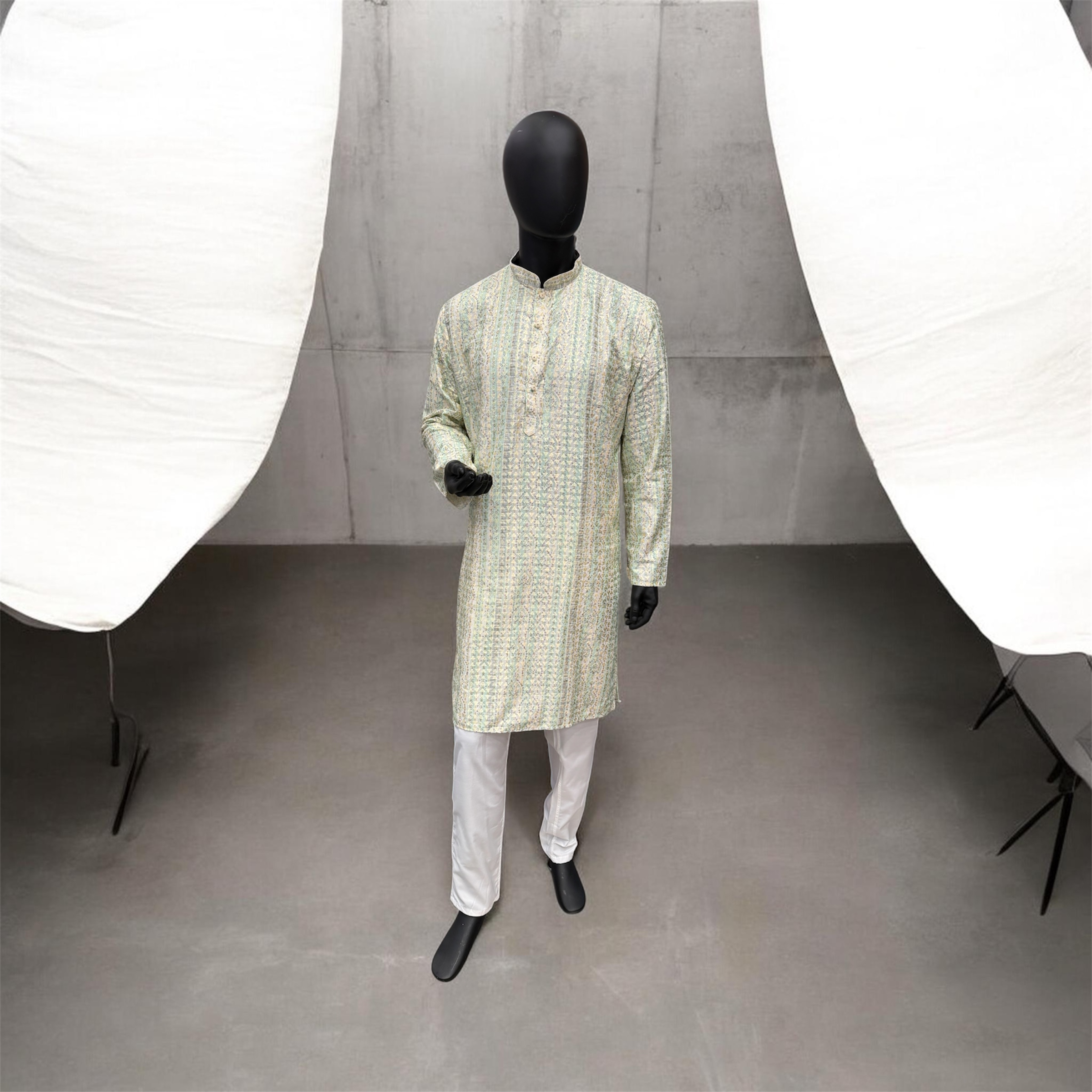 81410-1 Soft Lawn Men's Kurta - Image 1